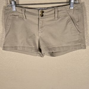 American Eagle Outfitters Stretch 2011 Khaki Women's Cargo Shorts